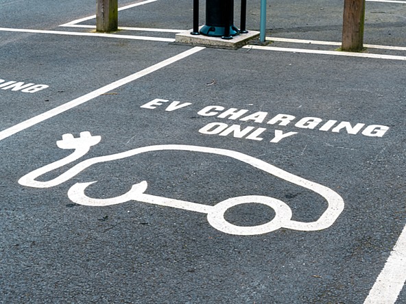 electric vehicle charging space
